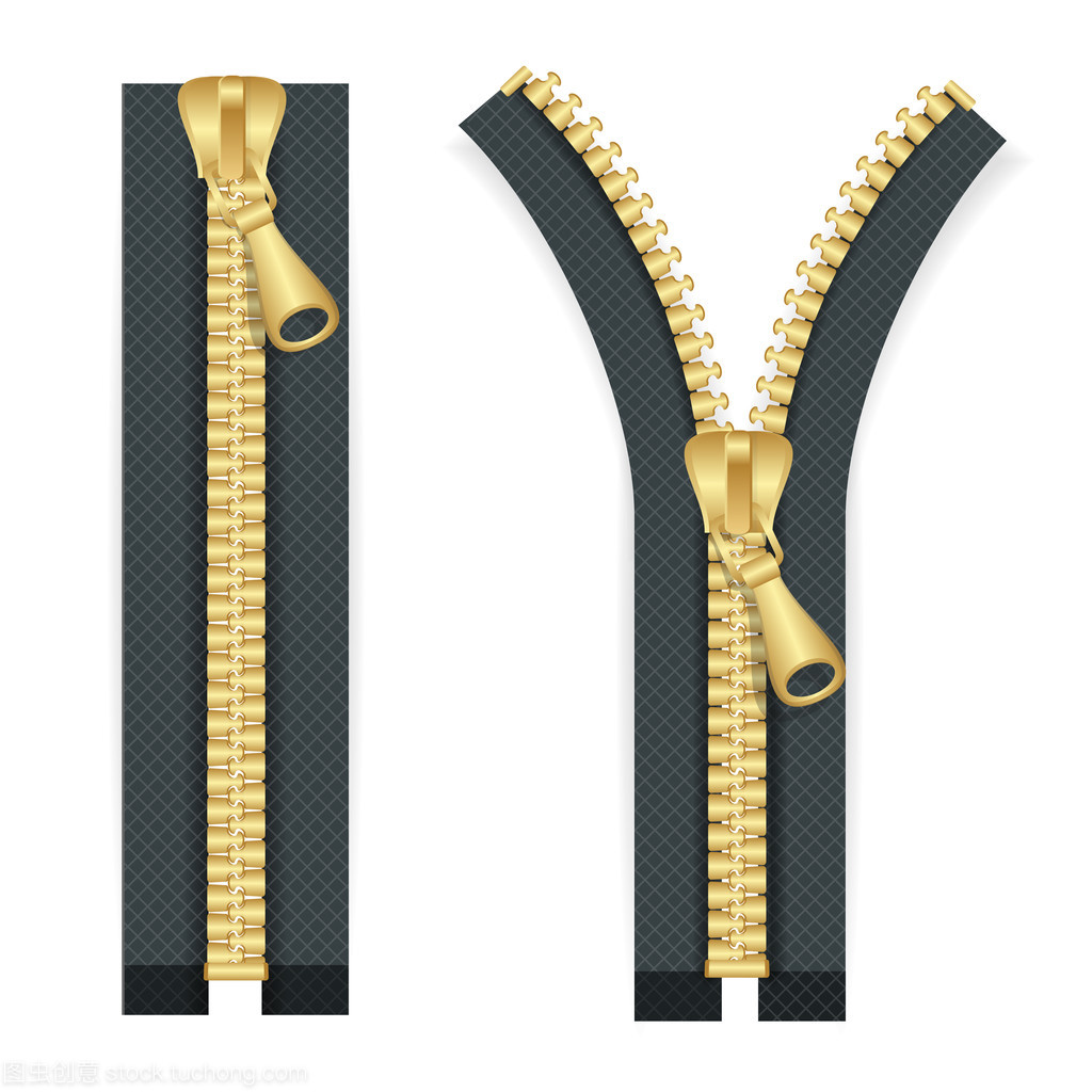 衣服拉鏈套。矢量